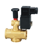 Gas solenoid valve for tools