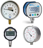 digital /analog pressure gauge
